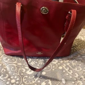 Red Coach purse good condition